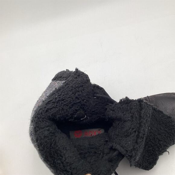 Roxy Women's Black Mid-Calf Combat Boots Size 8 Casual Lace Up - Picture 7 of 10